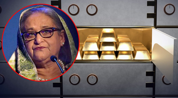 অগ্রণী ব্যাংকে শেখ হাসিনার লকার থেকে ৮৩২ ভরি স্বর্ণালংকার জব্দ