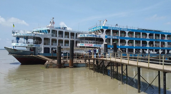 নিম্নচাপের প্রভাবে বরিশালের অভ্যন্তরীণ রুটে লঞ্চ চলাচলে নিষেধাজ্ঞা