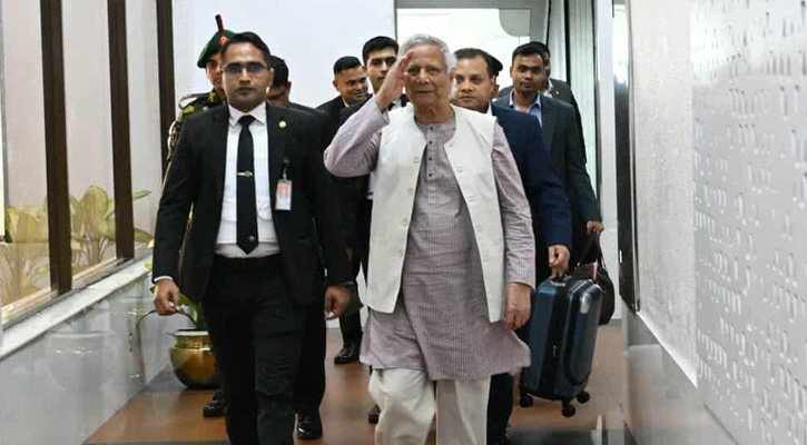 জাতিসংঘ অধিবেশন শেষে দেশে ফিরলেন প্রধান উপদেষ্টা