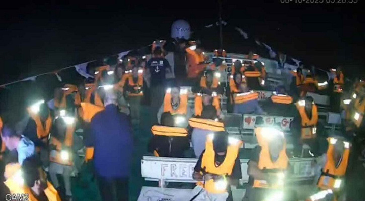 ফ্রিডম ফ্লোটিলার সব জাহাজ আটক করেছে ইসরায়েল