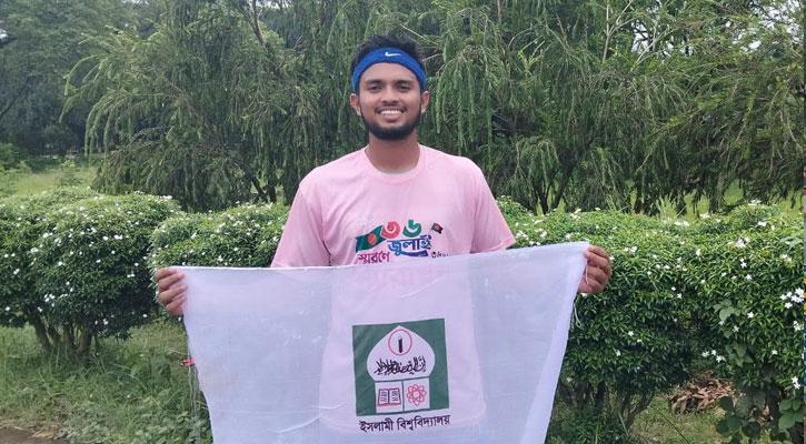গণঅভ্যুত্থান স্মরণে ইবি শিক্ষার্থীর ৩৬ কিলোমিটার ম্যারাথন