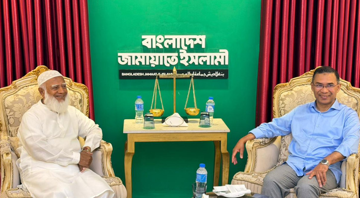 তারেক রহমানকে ভবিষ্যত প্রধানমন্ত্রী হিসেবে অগ্রিম অভিনন্দন জামায়াত আমিরের