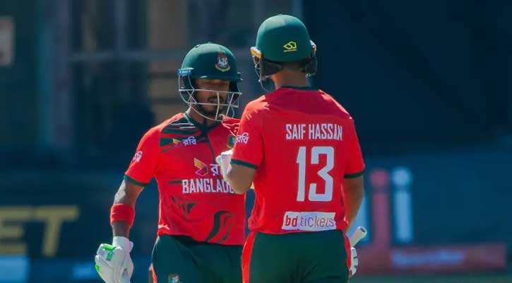 জিম্বাবুয়েকে ১৮৭ রানের চ্যালেঞ্জিং লক্ষ্য দিল বাংলাদেশ