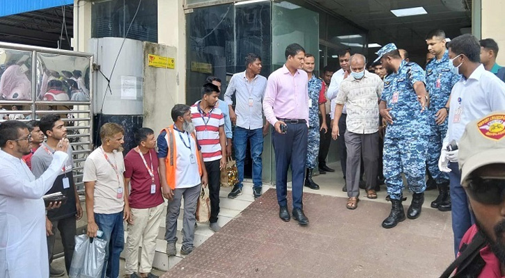 রপ্তানি কার্গো ভিলেজ পরিদর্শনে স্বরাষ্ট্র উপদেষ্টা