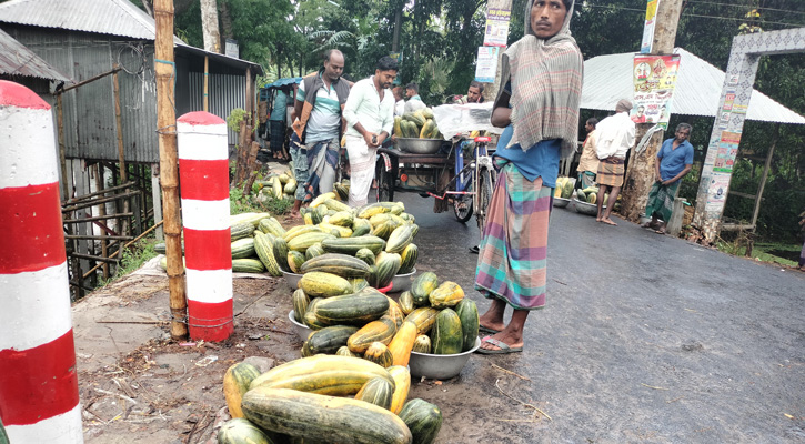 বৃষ্টিতে ভিজে কৃষকের স্বপ্ন