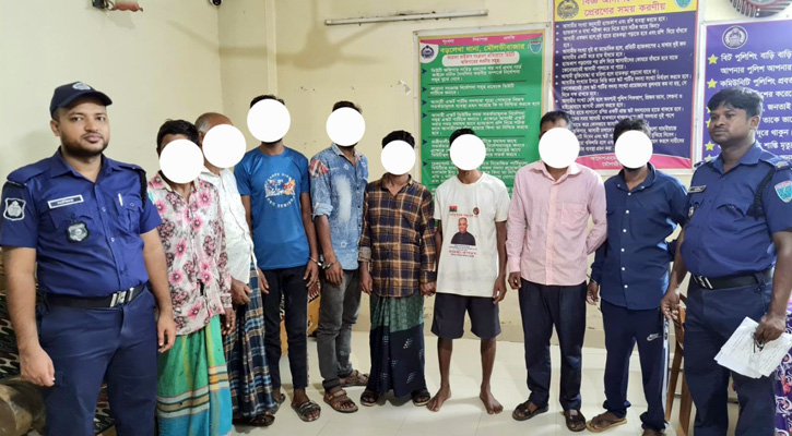 বড়লেখায় সাজাপ্রাপ্ত ও পরোয়ানাভুক্ত ৯ আসামি গ্রেফতার