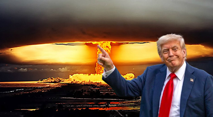 পৃথিবীকে ১৫০ বার ধ্বংস করতে পারবে যুক্তরাষ্ট্র: ডোনাল্ড ট্রাম্প