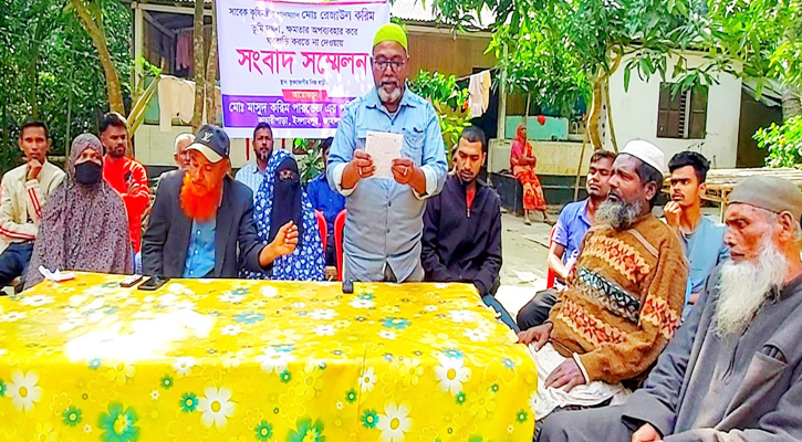 ক্ষমতার অপব্যবহার ও নির্যাতনের অভিযোগে কনস্টেবলের বিরুদ্ধে মা-ভাইদের সংবাদ সম্মেলন