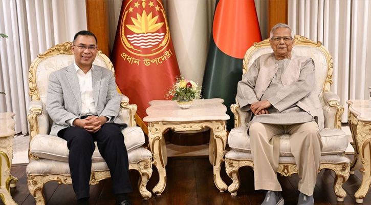 তারেক রহমানকে প্রধান উপদেষ্টার অভিনন্দন