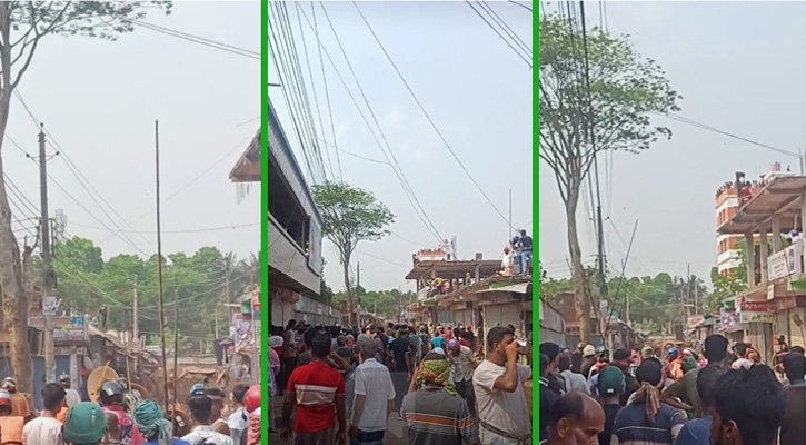 ভাঙ্গায় ৪ গ্রামবাসীর সংঘর্ষ, পুলিশসহ আহত শতাধিক