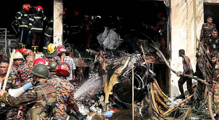মাইলস্টোনে বিমান দুর্ঘটনায় মৃত্যু বেড়ে ৩৩, হাসপাতালে চিকিৎসাধীন ৫০