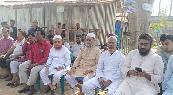 আলহাজ্ব হাতেম খানের নেতৃত্বে ভালুকায় বিএনপির অবস্থান কর্মসূচি পালিত