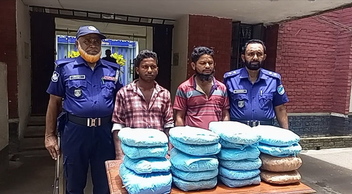 ফরিদপুরে ২০ কেজি গাঁজাসহ দুই সহোদর গ্রেপ্তার