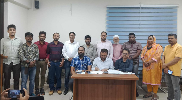 ঢাকাস্থ বরগুনা সাংবাদিক সমিতির নেতৃত্বে লাভলু-তৌফিক