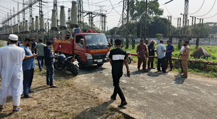 ভূমিকম্পে ঘোড়াশাল তাপ বিদ্যুৎ কেন্দ্রে আগুন