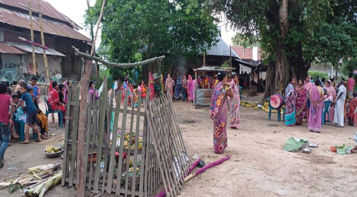তানোরে মন্দিরের সম্পত্তি জবর দখলের চেষ্টা