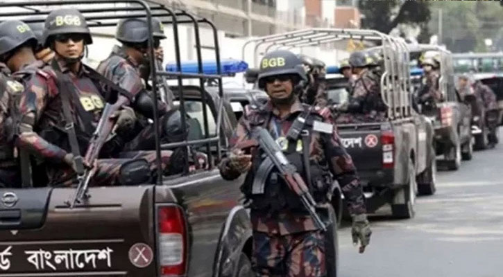 রাজধানীতে ৬ প্লাটুন বিজিবি মোতায়েন