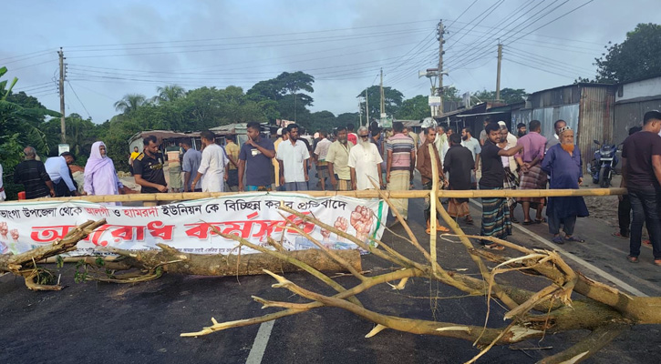 ভাঙ্গায় টানা তৃতীয় দিনের মতো মহাসড়ক অবরোধ