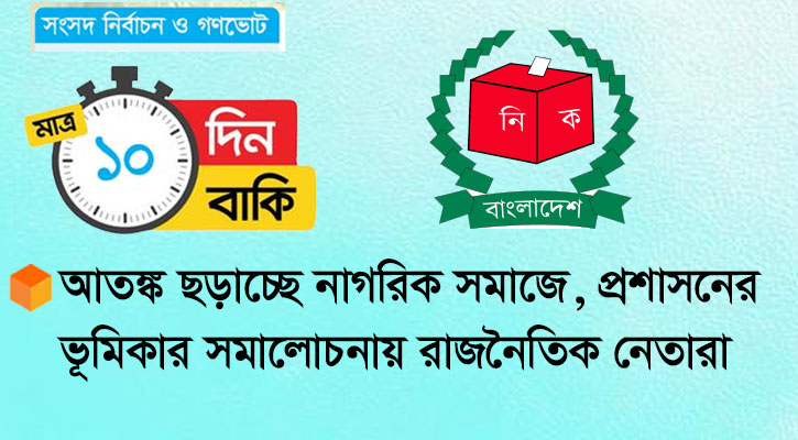 ক্রমেই তীব্র হচ্ছে নির্বাচনী সহিংসতা