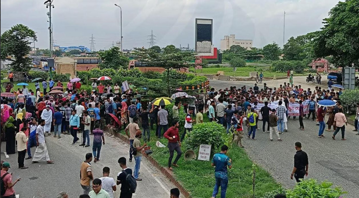 রবীন্দ্র বিশ্ববিদ্যালয়ের শিক্ষার্থীদের যমুনা সেতু অবরোধ, ঢাকা-উত্তরবঙ্গ যোগাযোগ বন্ধ