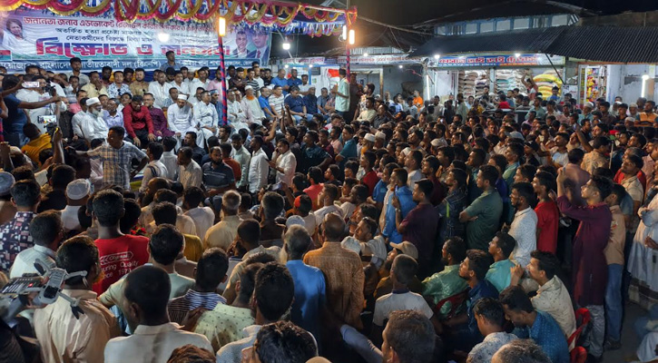 বিএনপির ২ নেতাকে হত্যাচেষ্টা: আসামীদের গ্রেফতারের দাবিতে সমাবেশ