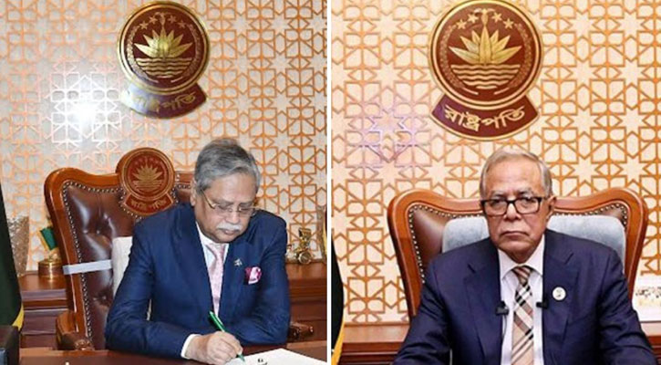 সাবেক রাষ্ট্রপতি হামিদ-সাহাবুদ্দিনের বিরুদ্ধে ট্রাইব্যুনালে অভিযোগ