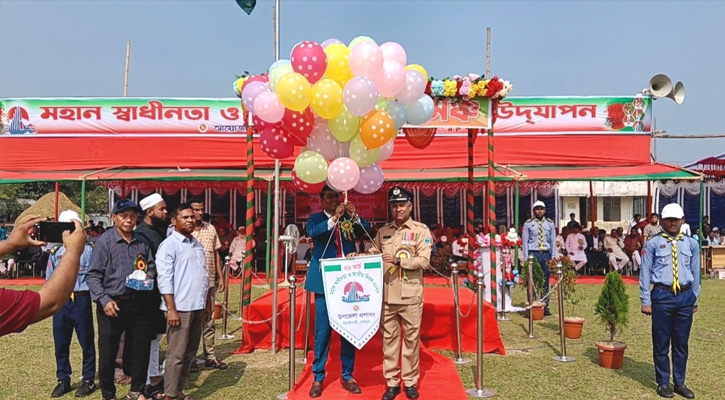 ঝিনাইগাতীতে উৎসবমুখর পরিবেশে মহান স্বাধীনতা দিবস উদযাপন