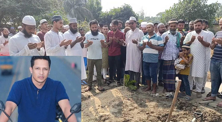 মেট্রোরেলের বিয়ারিং প্যাড পড়ে নিহত আবুল কালামের দাফন সম্পন্ন