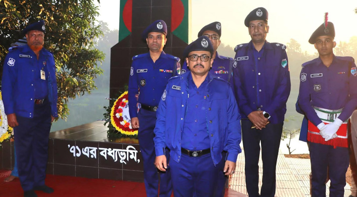 নড়াইলে শহীদ বুদ্ধিজীবী দিবসে শহীদদের প্রতি বিনম্র শ্রদ্ধা