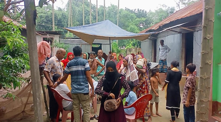 সরিষাবাড়ীতে পুকুরের পানিতে পড়ে শিশুর মৃত্যু