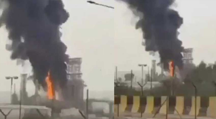 কুয়েতে তেল শোধনাগারে আবারও ড্রোন হামলা, ভয়াবহ আগুন