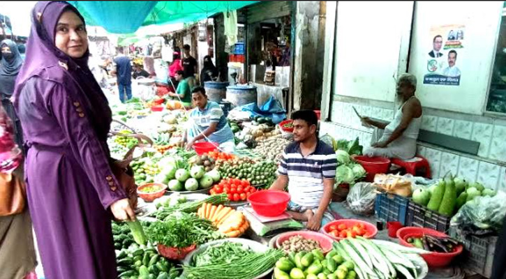 বৃষ্টির অজুহাতে কালীগঞ্জে সবজির বাজারে অস্থিরতা