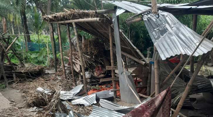 রাজশাহীর পুঠিয়ায় আদিবাসী পরিবারের বাড়ি ভাঙচুর ও লুটপাটের অভিযোগ