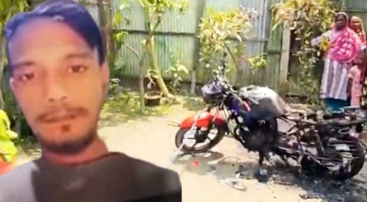 লৌহজংয়ে ভাঙ্গাড়ি ব্যবসায়ীকে কুপিয়ে হত্যা, মোটরসাইকেলে আগুন