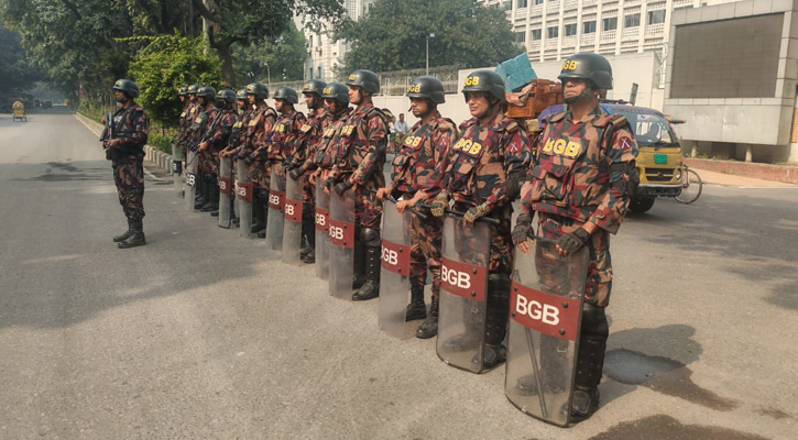 রাজধানী ও আশপাশের এলাকায় ১২ প্লাটুন বিজিবি মোতায়েন