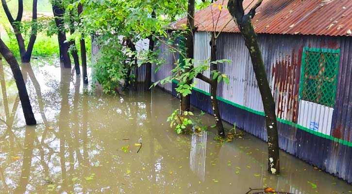 টানা বর্ষণে রূপগঞ্জে জলাবদ্ধতা, পানিবন্দী মানুষের পাশে স্বেচ্ছাসেবক দল নেতা