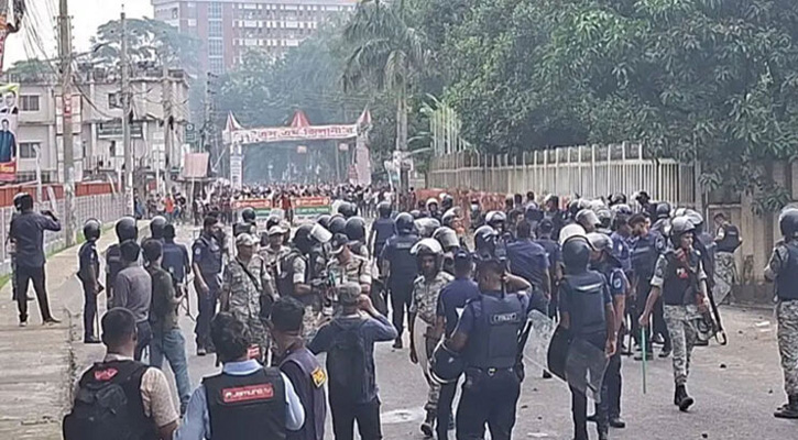 গোপালগঞ্জে পুলিশের ওপর হামলা ও গাড়ি ভাঙচুরের ঘটনায় ৪৭৫ জনের বিরুদ্ধে মামলা