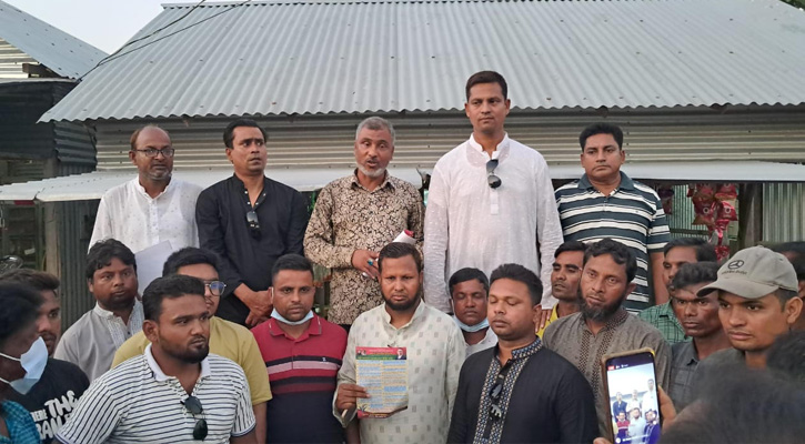 মাদারগঞ্জে বিএনপির লিফলেট বিতরণ ও ধানের শীষে ভোট প্রার্থনা