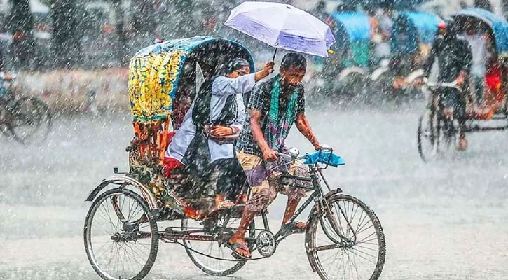 দেশের সব বিভাগে বজ্রসহ বৃষ্টির আভাস