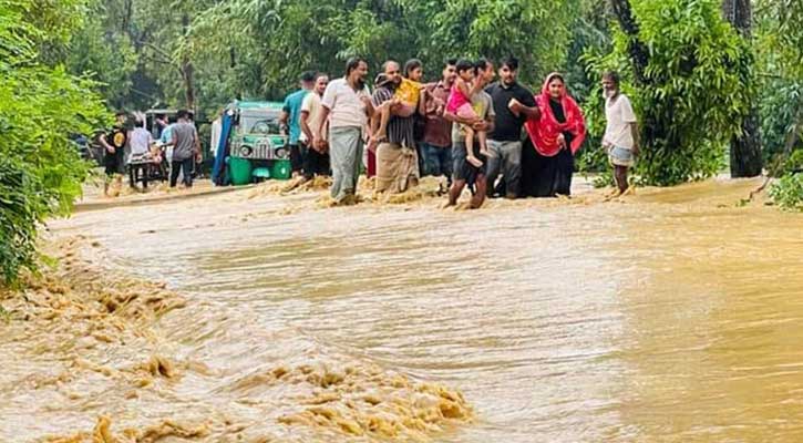 ৭ জেলায় বন্যায়  ৫৪ জনের মৃত্যু, ক্ষতিগ্রস্ত ৬ লাখের বেশি মানুষ