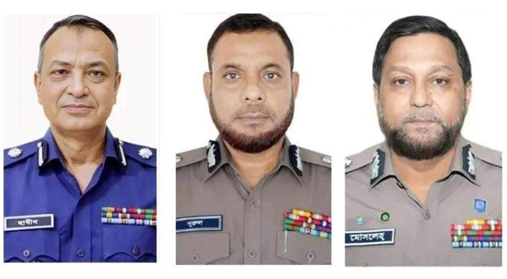 র‍্যাব, এসবি ও সিআইডিতে নতুন প্রধান নিয়োগ