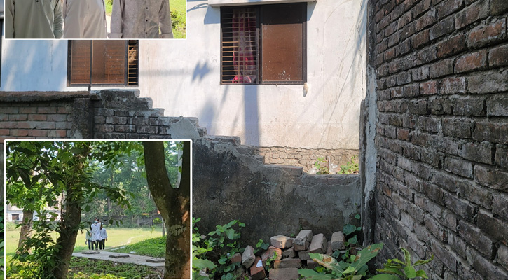ইবিতে ভাঙা প্রাচীর টপকে গুচ্ছ ভর্তি পরীক্ষায় অংশ নিচ্ছেন পরীক্ষার্থীরা