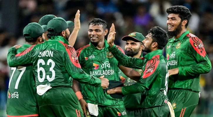 শ্রীলঙ্কাকে হারিয়ে র‍্যাঙ্কিংয়ে উন্নতি বাংলাদেশের