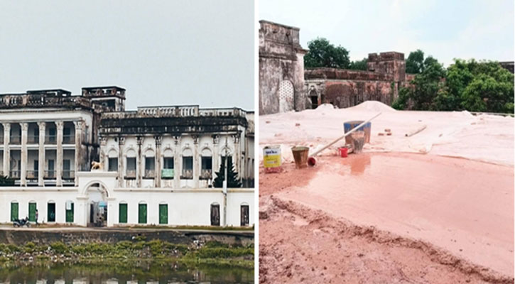 সাটুরিয়ায় শতবর্ষী বালিয়াটি জমিদার বাড়ির সংস্কারে অনিয়মের অভিযোগ