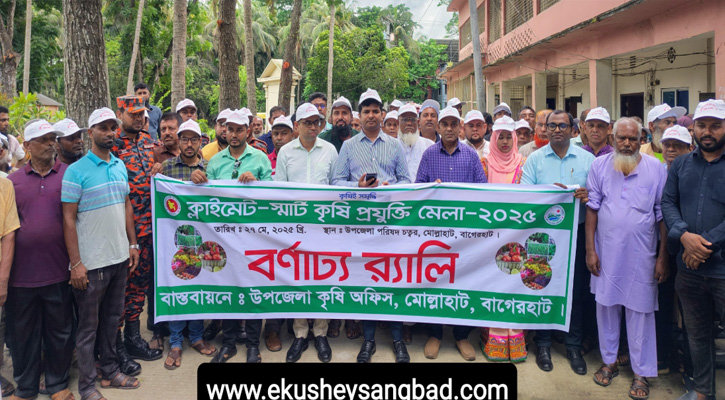মোল্লাহাটে ‍‍`ক্লাইমেট-স্মার্ট কৃষি প্রযুক্তি মেলা ২০২৫‍‍` এর উদ্বোধন