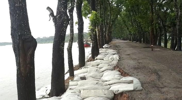 গলাচিপায় টেকসই বেড়িবাঁধের অভাবে বন্ধ আন্তঃজেলা যোগাযোগ, হুমকিতে জনজীবন