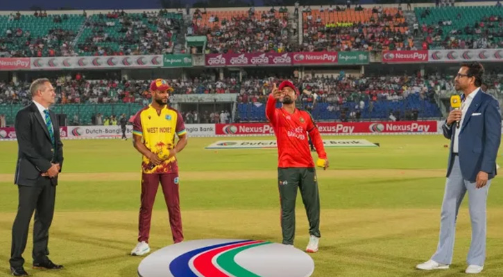 হোয়াইটওয়াশ এড়াতে  টস জিতে ব্যাটিংয়ে বাংলাদেশ