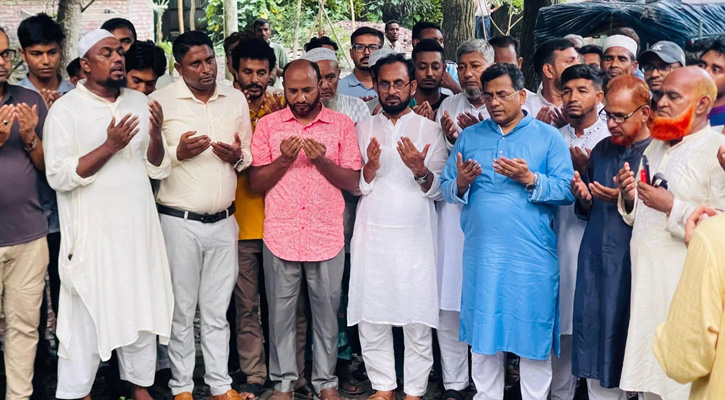 স্বেচ্ছাসেবক দল নেতার কবর জিয়ারত করলেন সেলিমুজ্জামান সেলিম এমপি