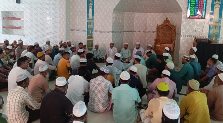 মধ্যনগর বিএনপির সাবেক সভাপতি মরহুম আঃ হামিদের মাগফিরাত কামনায় দোয়া ও মিলাদ মাহফিল