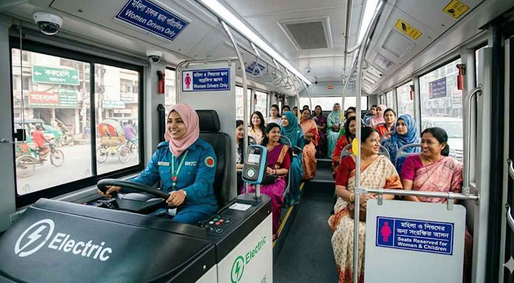 ৬ মাসের মধ্যে নারীদের জন্য আসছে ইলেকট্রিক বাস